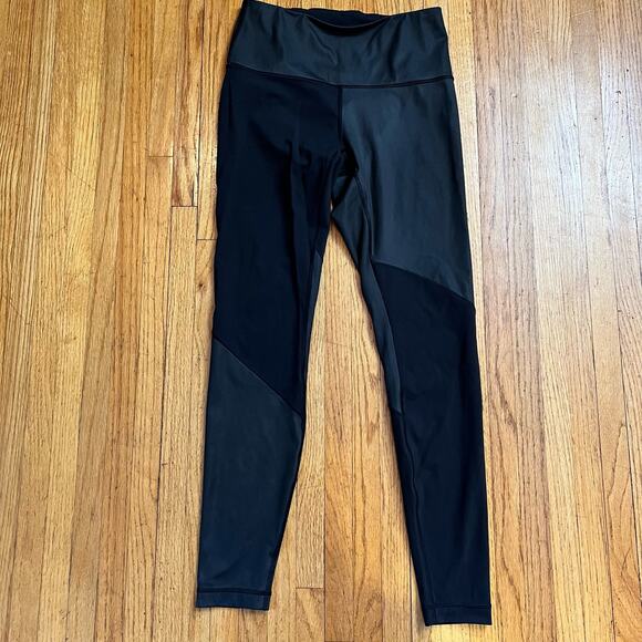 Lululemon Leggings Womens 6 Wunder Under Black Pants - Picture 1 of 8